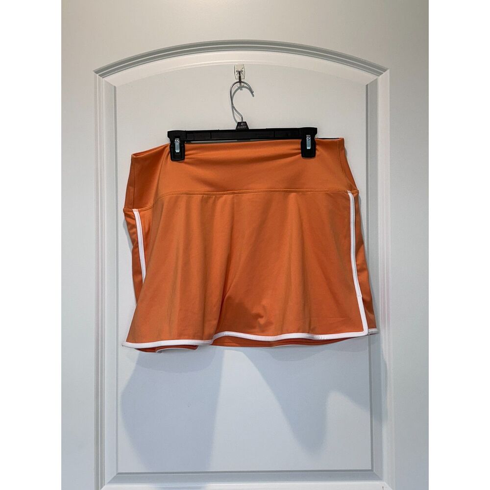 NWT DSG Activate High Rise Athletic Skort Vintage Orange Size XL